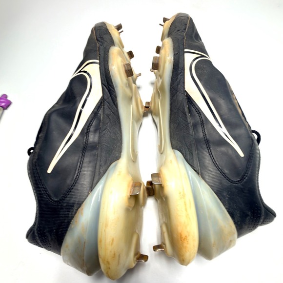 Nike Mike Trout Baseball Cleats Mens 12 Black White Metal Spike Low Top main image 8